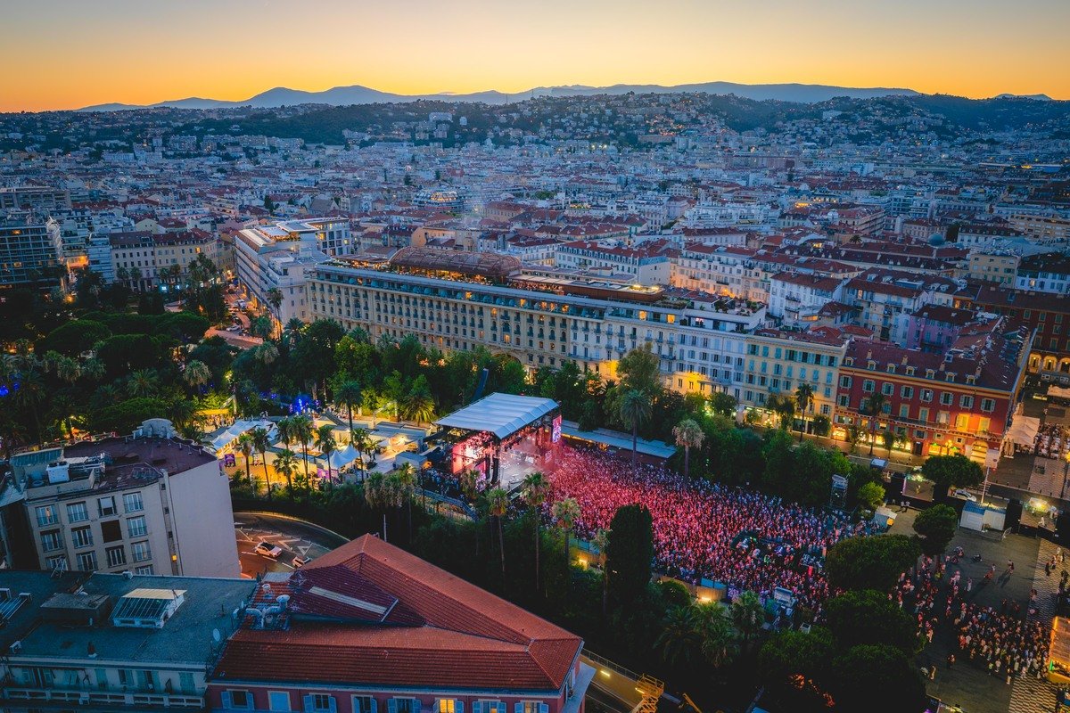 Visuel de la foule au Nice Jazz Fest